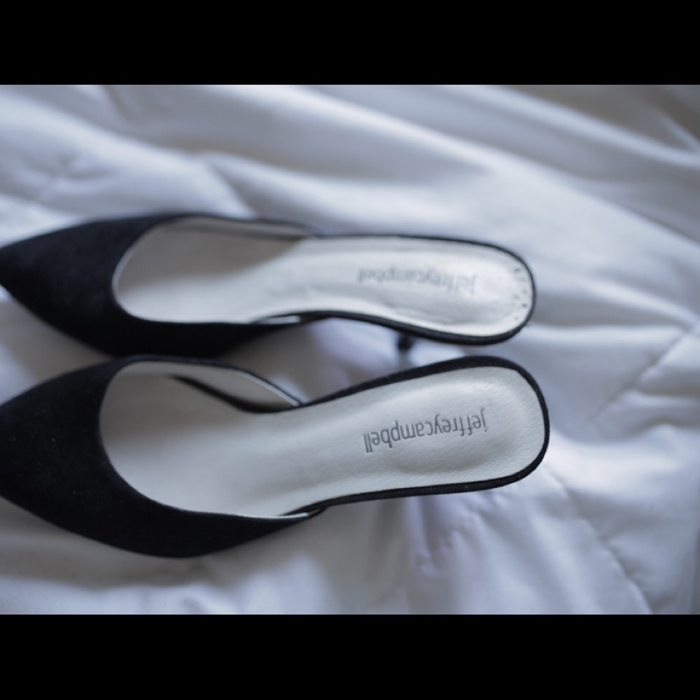 Jeffrey Campbell Black kitten heels